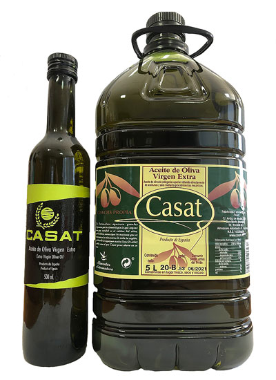CASAT: Aceite de oliva virgen extra