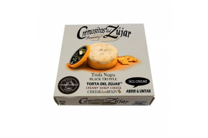 TORTA DEL ZÚJAR 200 GR. CON TRUFA NEGRA